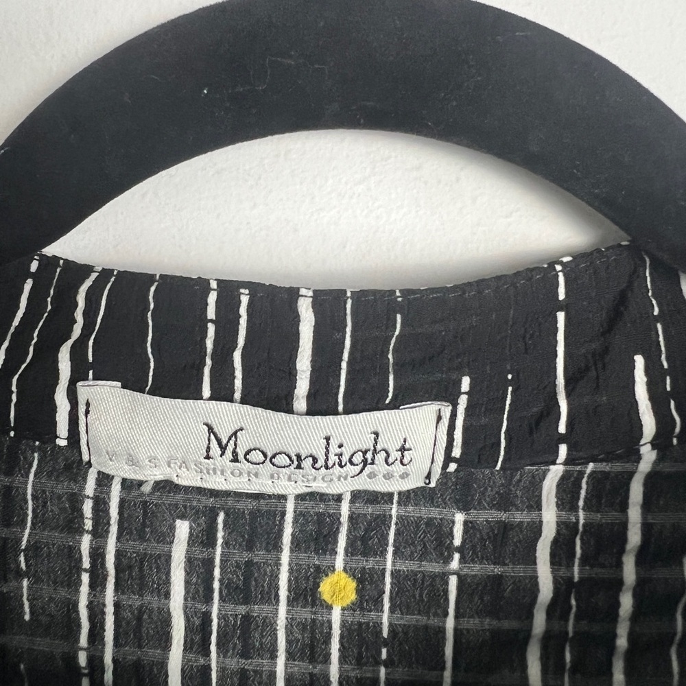 Moonlight Polka Dot Stripe Toggle Button Front Ro… - image 7